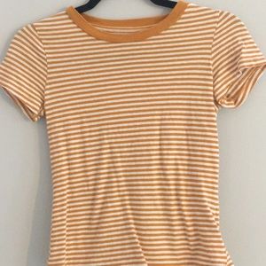 (PRICE NEGOTIABLE) Yellow striped top